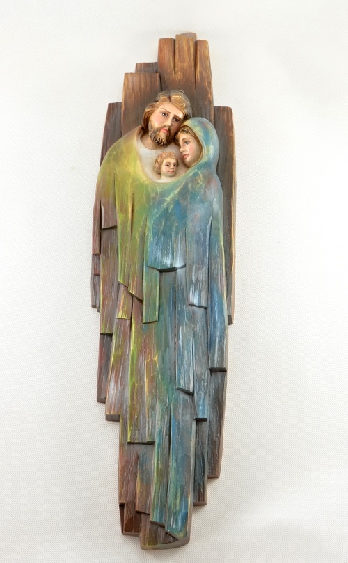Dřevořezba Svatá rodina (60 cm)