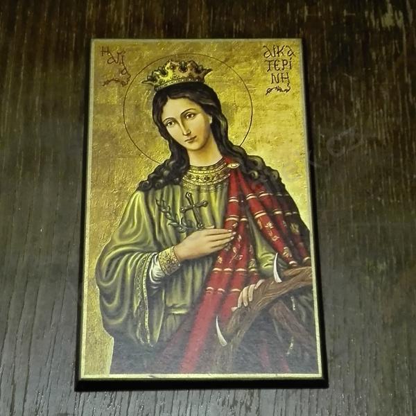 Svatá Kateřina Alexandrijská - C cca. 16 x 20 cm