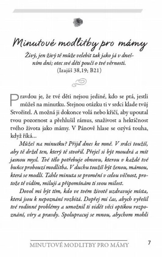 Minutové modlitby pro mámy