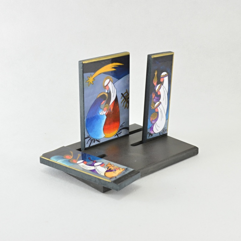Narození Páně - moderní betlémský triptych - Menší