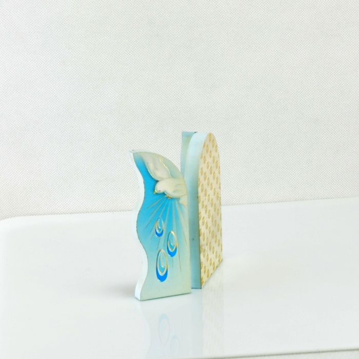 Okénko s křestním motivem - upomínka na křest - Jemně růžová