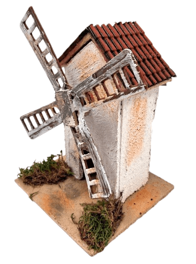 Otáčivý větrný mlýn - doplnění Betléma (NOVINKA!)