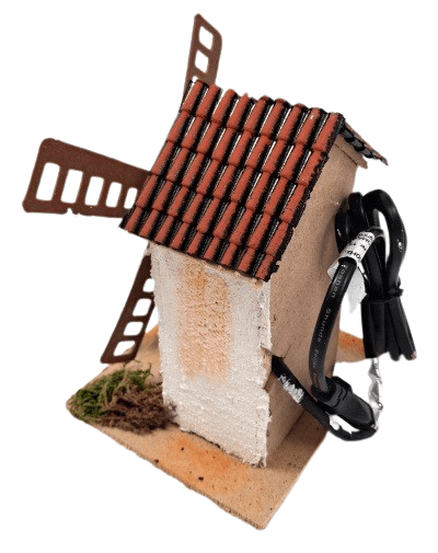 Otáčivý větrný mlýn - doplnění Betléma (NOVINKA!)