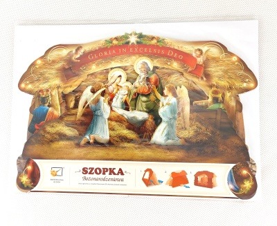Betlém 3D - leštěný tvrdý papír, s obálkou, menší