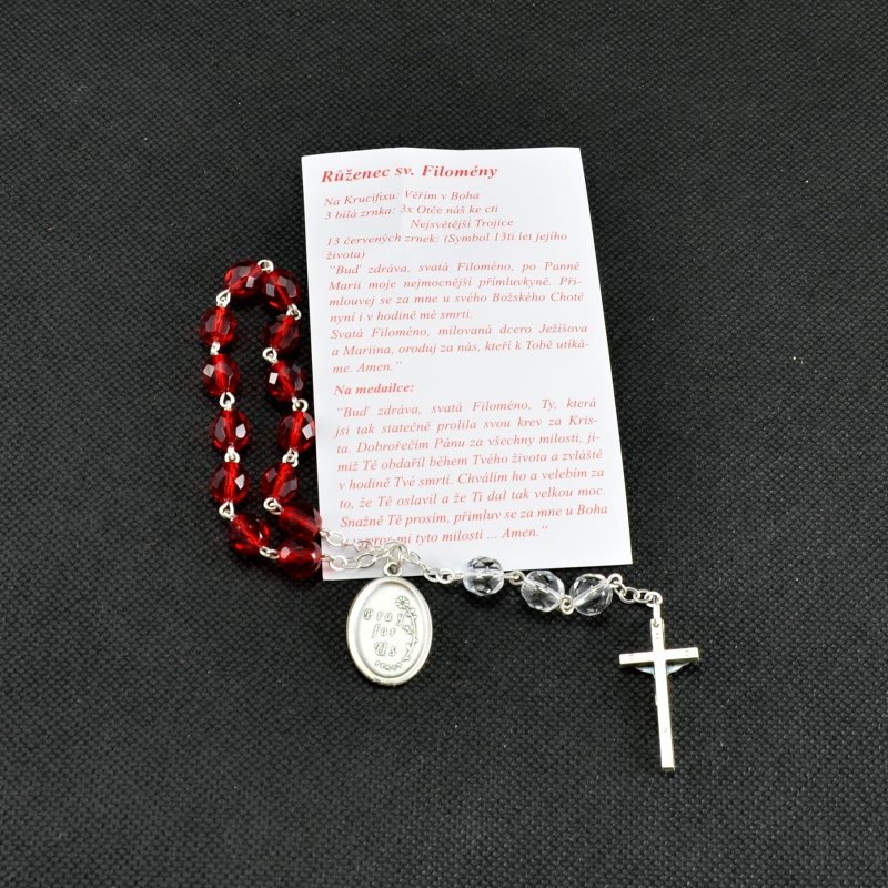 Růženec svaté Filoménky - patronky dětí