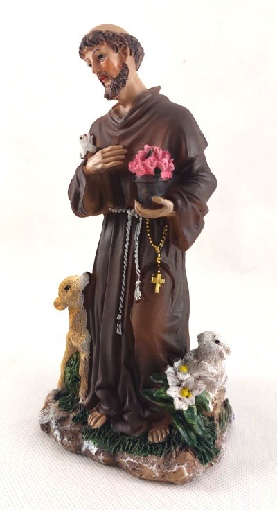 Svatý František - soška 18 cm