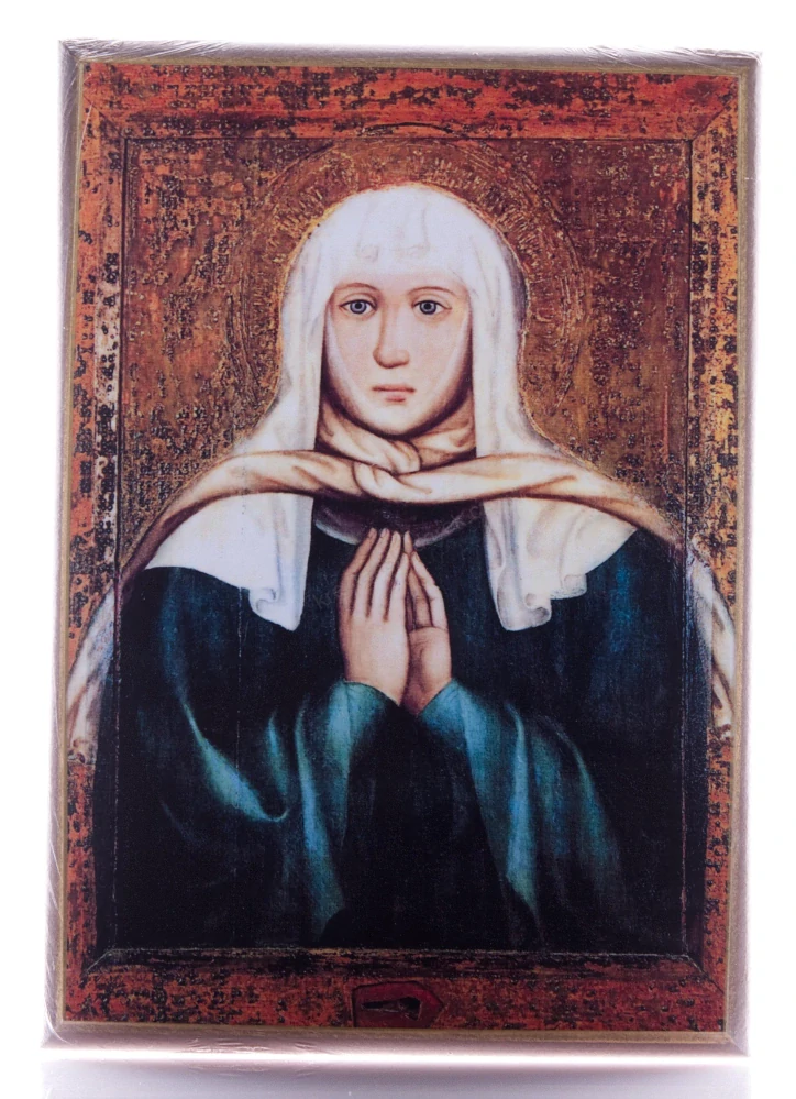 Svatá Ludmila - obraz (vel.C) 16 x 20 cm