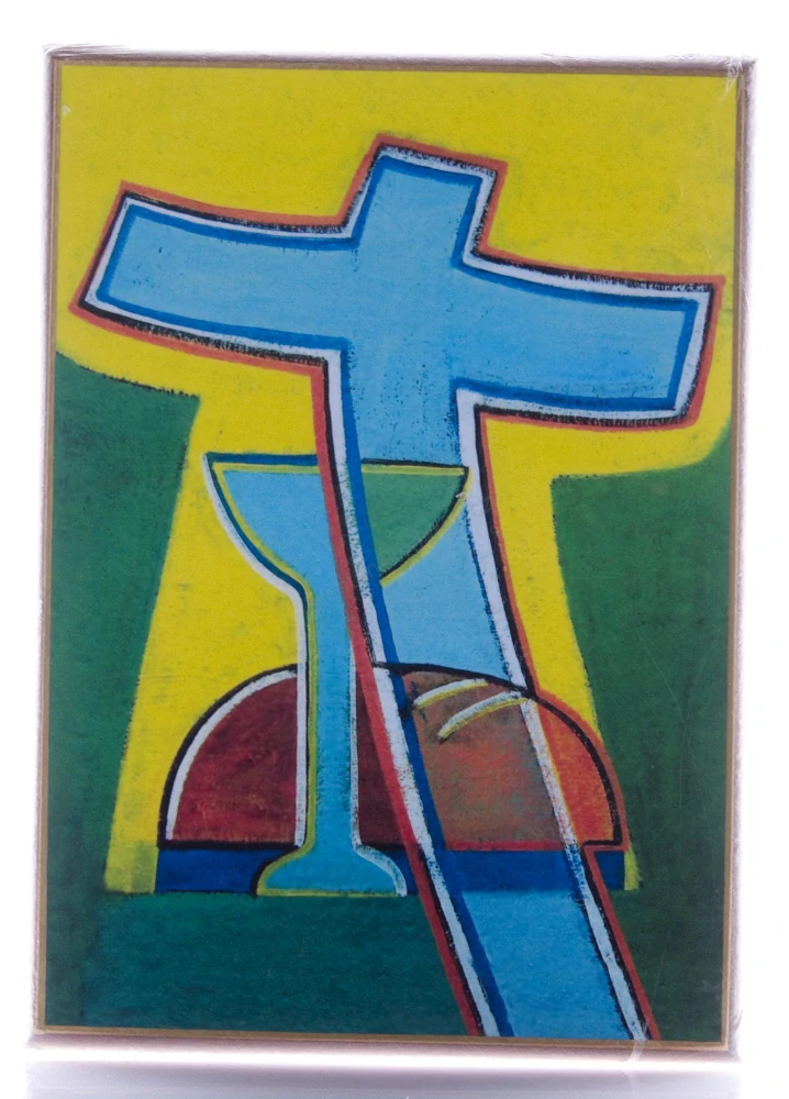 Vezměte a jezte - obraz na dřevě vel. C, 16 x 20 cm