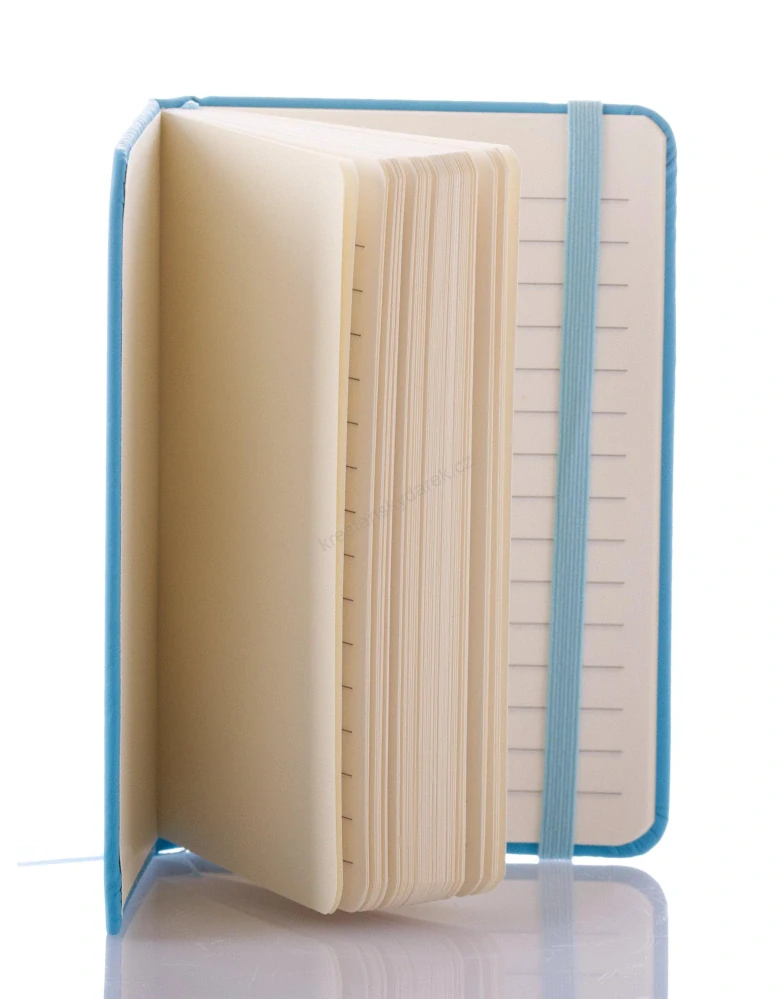 Zápisník s beránkem modrý