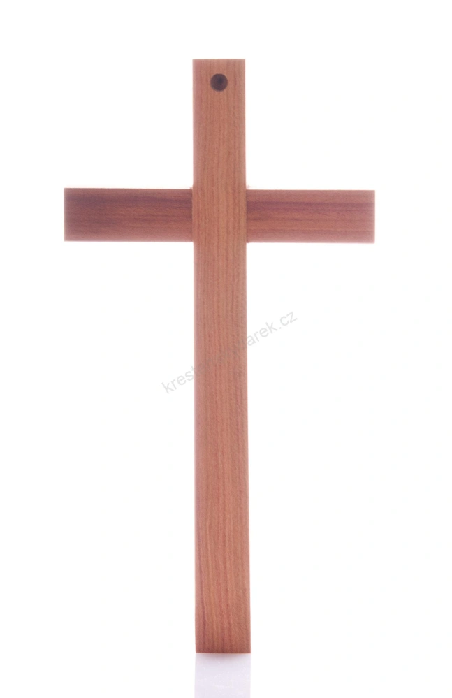 Kříž s kontrastní vkládanou rýhou 17 cm