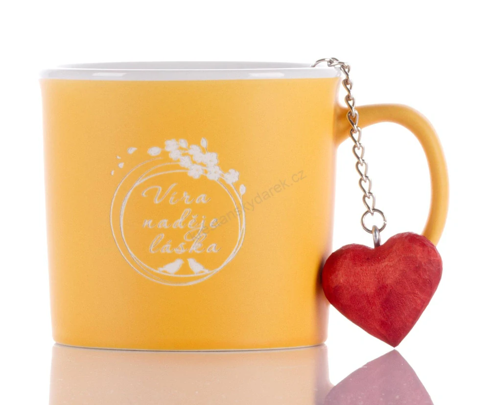 Hrnek "Víra, naděje, láska"