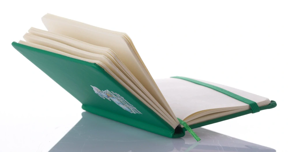 Zápisník s beránkem zelený