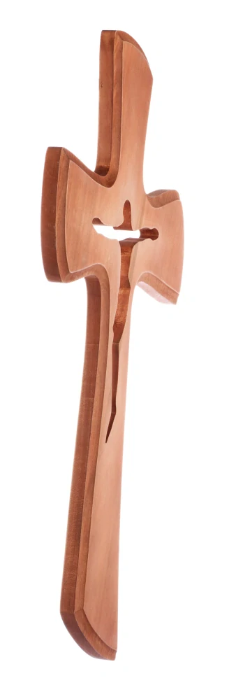 Kříž prořezávaný, s oblými hranami - velký, 60 cm
