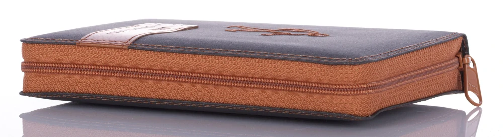 Bible na zip - Slovo na cestu, malý formát, barva šedá jeans