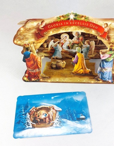 Betlém 3D - leštěný tvrdý papír, s obálkou, menší