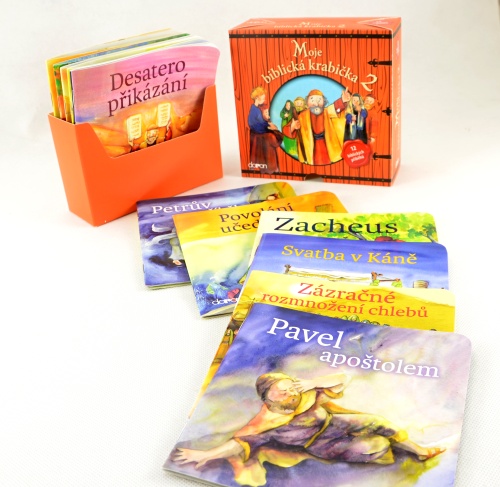 Moje biblická krabička (varianta 2, sada 12 knížeček)
