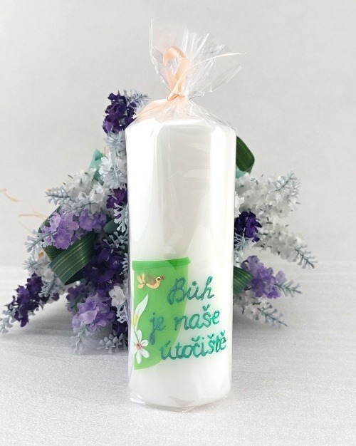 "Bůh je naše útočiště" modlitební svíce od sester