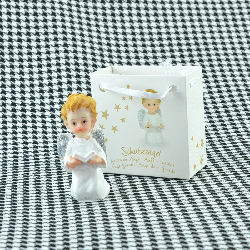 Mini andělíček pro potěšení - v dárkové taštičce - Chlapeček