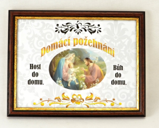 Domácí požehnání tradiční - zasklené