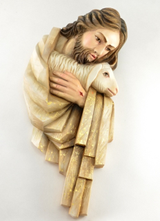 Dřevořezba Dobrý pastýř (52cm)