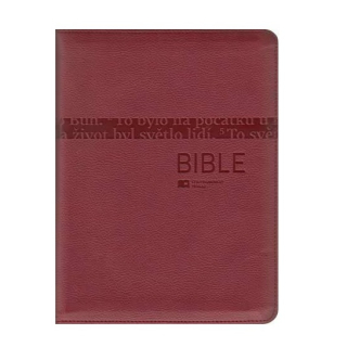 Bible na zip - menší - červené desky