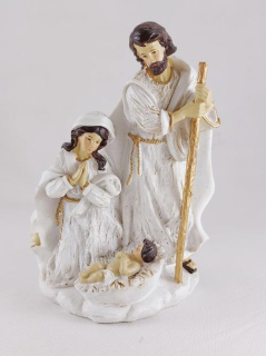 Svatá rodina - bílá, 20 cm