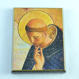 Svatý Dominik - obraz na dřevě II - C cca. 16 x 20 cm