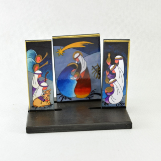 Narození Páně - moderní betlémský triptych - Větší