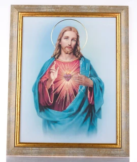 Obraz Nejsvětější srdce Ježíšovo, 47 x 37 cm