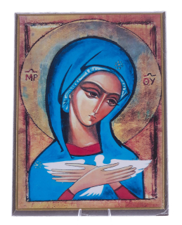 Panna Maria s holubicí Ducha svatého