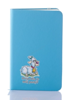 Zápisník s beránkem modrý
