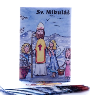 Omalovánky se svatým Mikulášem