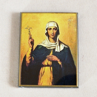 Svatá Anna - obraz na dřevě - C cca. 16 x 20 cm