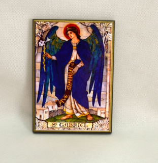 Archanděl Gabriel - obraz na dřevě