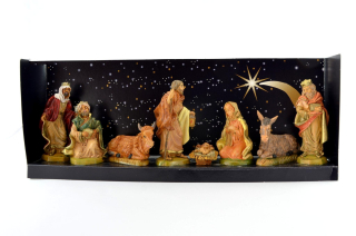 Betlém tradiční italský, základní sada figurek (10 cm), řada Klasik