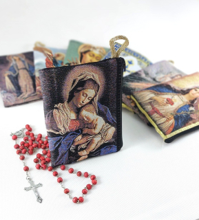 Brokátová kapsička na zip - kolekce motivů