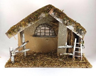 Chýše k Betlému - větší, s okénkem (varianta II)