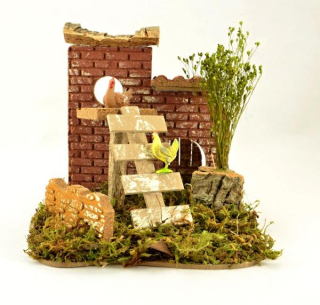 Dvoreček s chlívkem - doplnění Betléma (NOVINKA!)