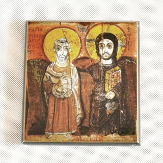 Ikona přátelství - ikona na dřevě