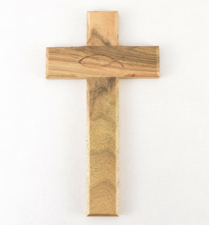 Křížek s gravírovanou rybkou (menší)