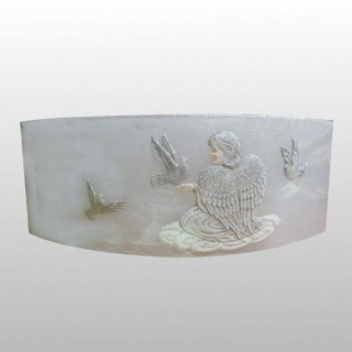 Lodičkový svícen "Lampion s andělem"