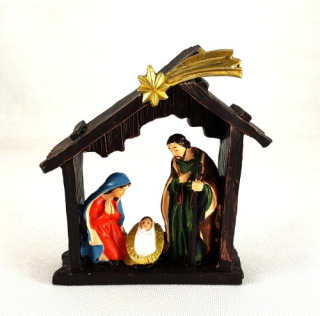 Mini Betlémek - Sv. rodina v chatrči
