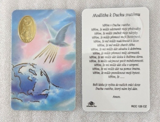 Modlitba k Duchu svatému - dárkový kapesní obrázek