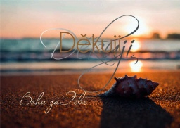 Moudrá magnetka "Děkuji Bohu za Tebe"