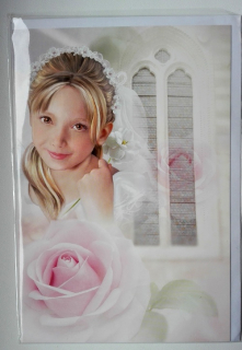 Přání k prvnímu svatému přijímání pro dívenku - vzor II