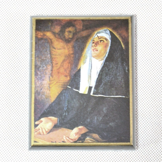 Rita z Cascie - obraz na dřevě