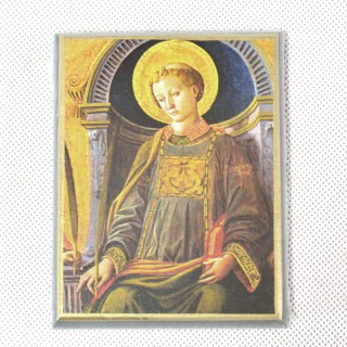 Svatý Vavřinec - obraz na dřevě - C cca. 16 x 20 cm