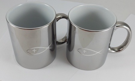 Hrnek pro křesťana - stříbrný