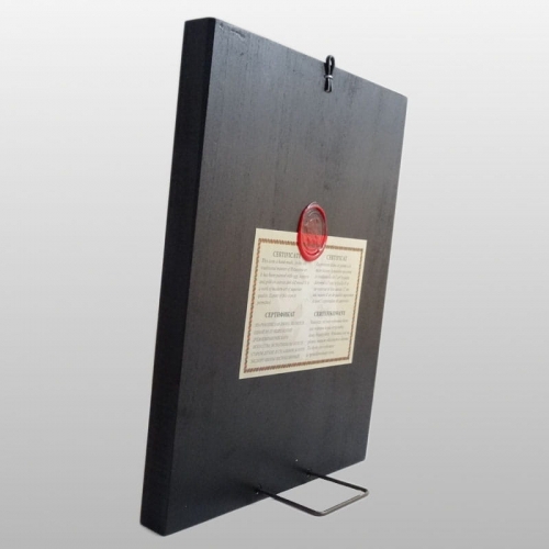 Exkluzivní byzantská ikona - Neposkvrněné srdce P. Marie (větší 22 x 33 cm)