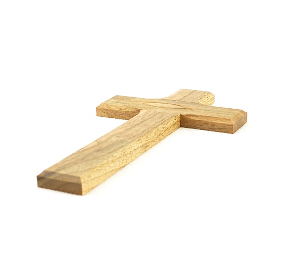 Křížek s gravírovanou rybkou (menší)